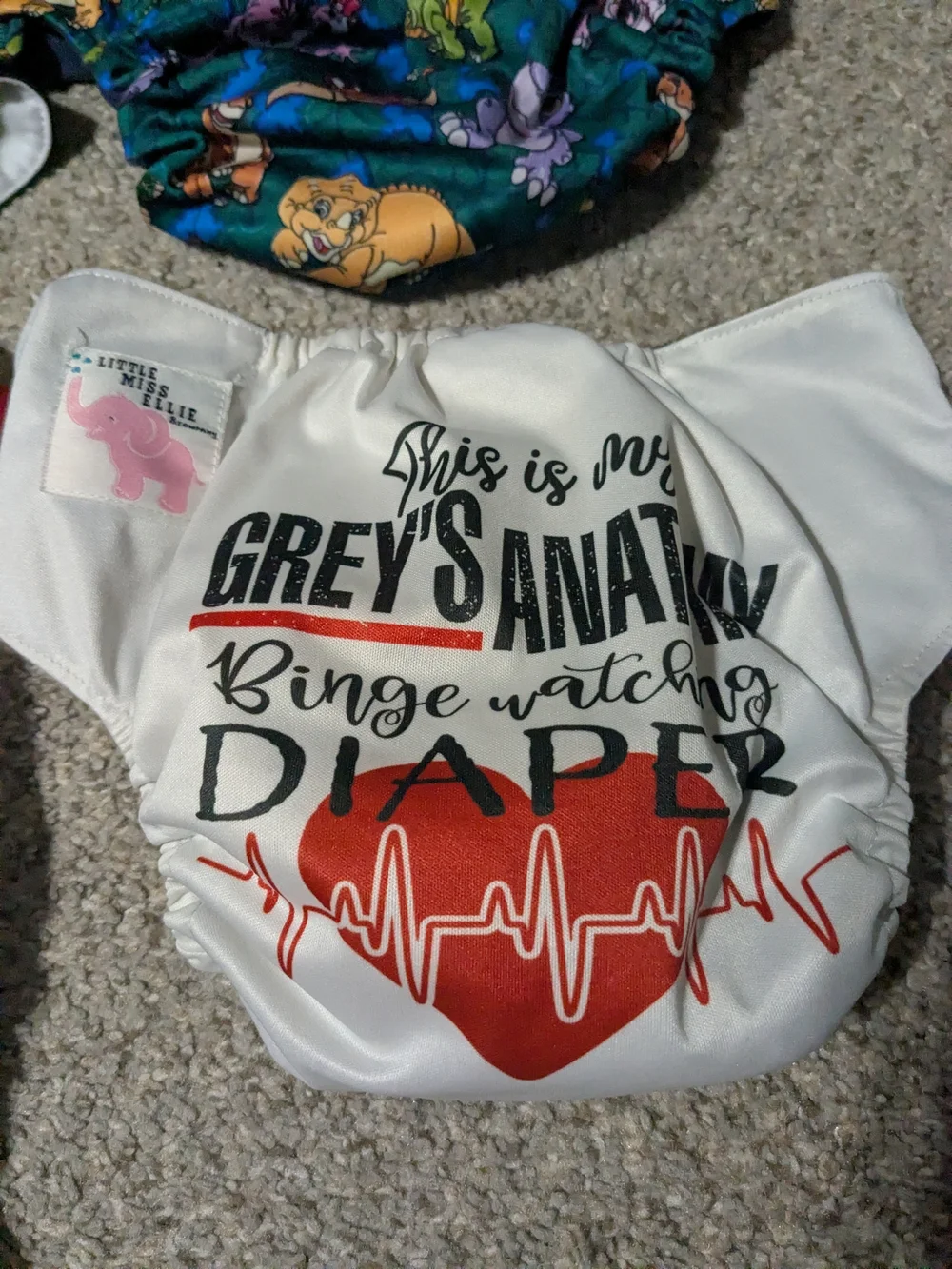 Cloth Diapers - Grey's Anatomy, Friends & Land Before Time Themed